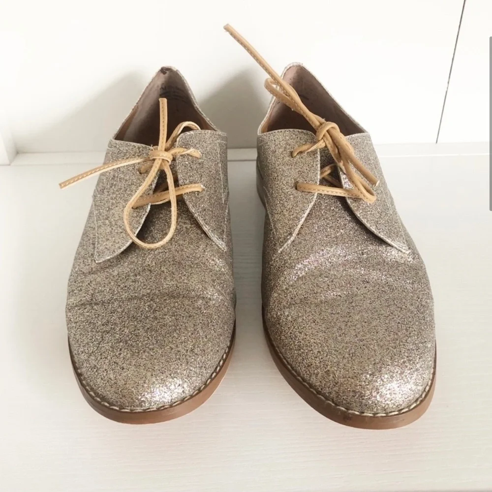 Glitter loafer flats - Picture 1 of 3
